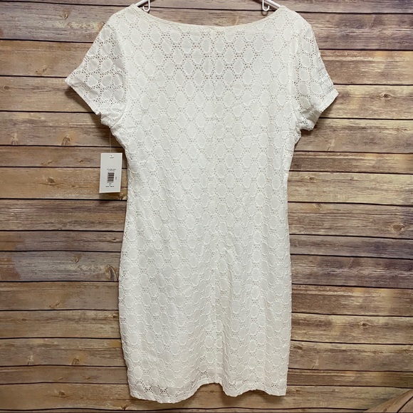 NWT Isaac Mizrahi lace eyelet scoop neck dress - Picture 2 of 11